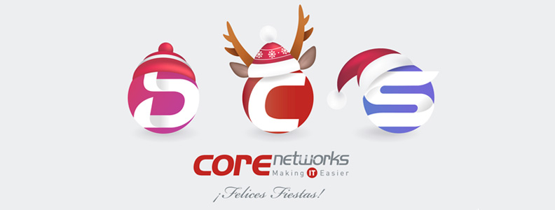 ¡Feliz Navidad y Próspero 2020 desde Core Networks!